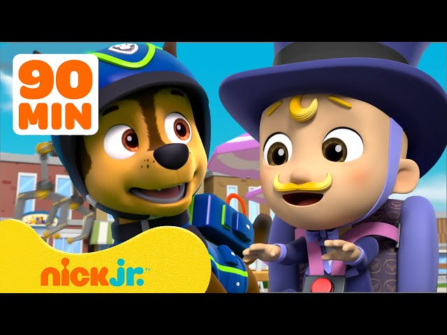 PAW Patrol Baby Animals Rescues! w/ Chase & Marshall #9 🐱 90 Minutes | Nick Jr.