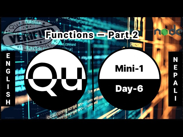 Functions — Part 2