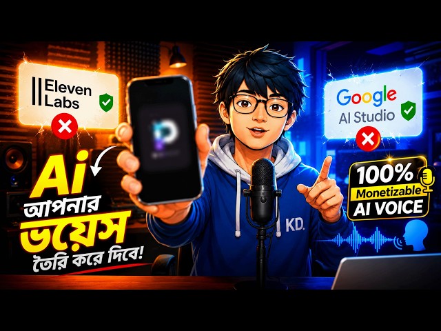 Clone Your Own Voice Perfectly with AI!😱 Unlimited Free Bangla AI Voice Clone | ElevenLabs Altern...