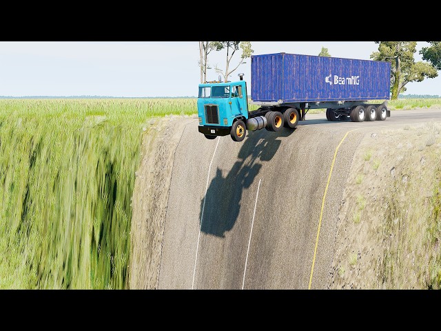 Mobil vs Unfinished Road #16 - BeamNG Drive
