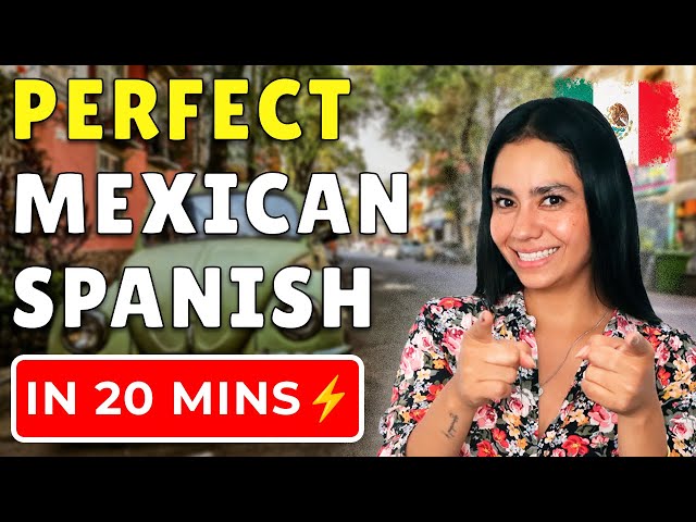 Learn Mexican Spanish FAST │ 100+ Phrases You’ll Hear Every Day
