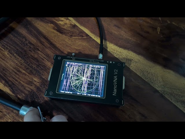 Antenna fault finding on the NanoVNA.