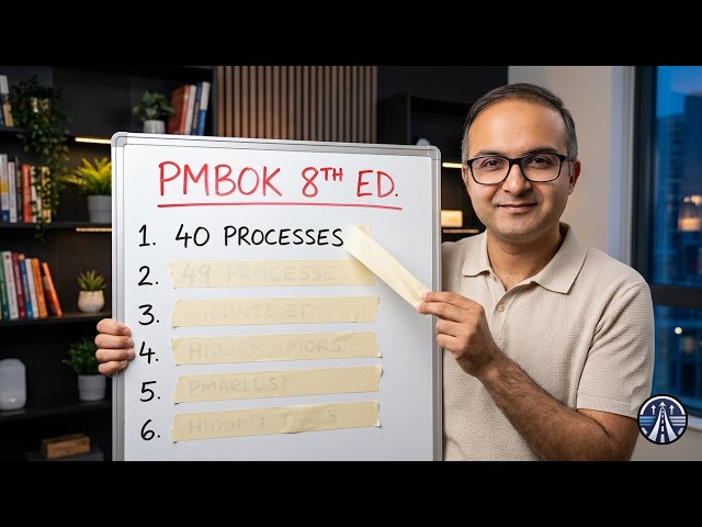 I Memorized the 40 Processes of PMBOK 8th Edition in 10 Mins - Here's How | PMP Certification Exam