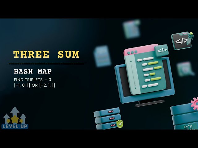 Leetcode-15: Three Sum using hash map | LeetCode 
