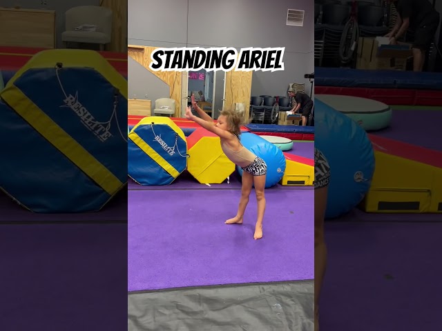 How to Do a Standing Ariel #dancer #aerial #tumbling