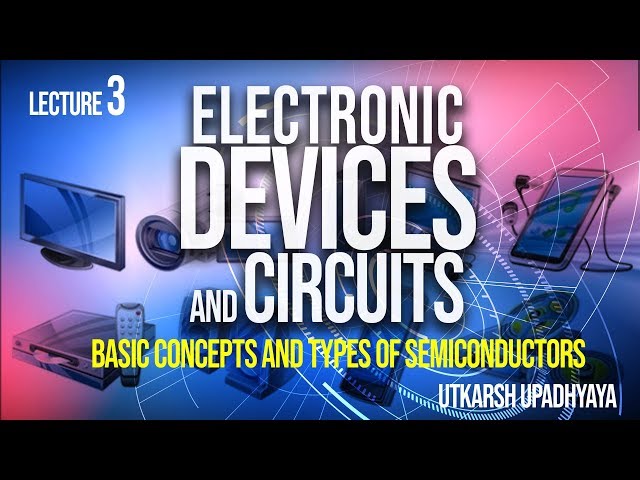 Electronic Devices and Circuits 03 Basic Concepts and Types of Semiconductors