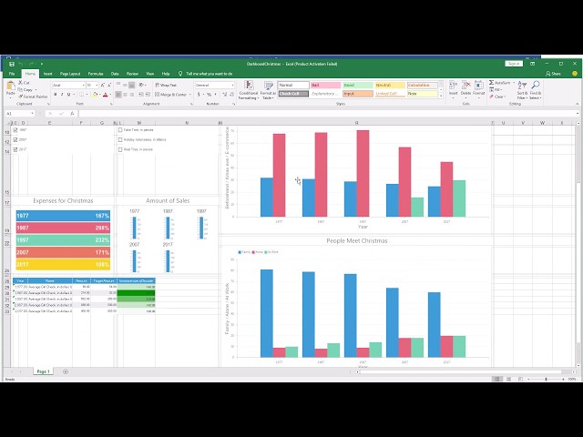 Interactive Excel Dashboard: Export to Excel [Shot on v2018]