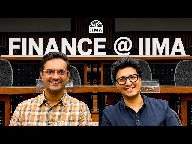 Careers at IIMA | Episode 2 | Finance