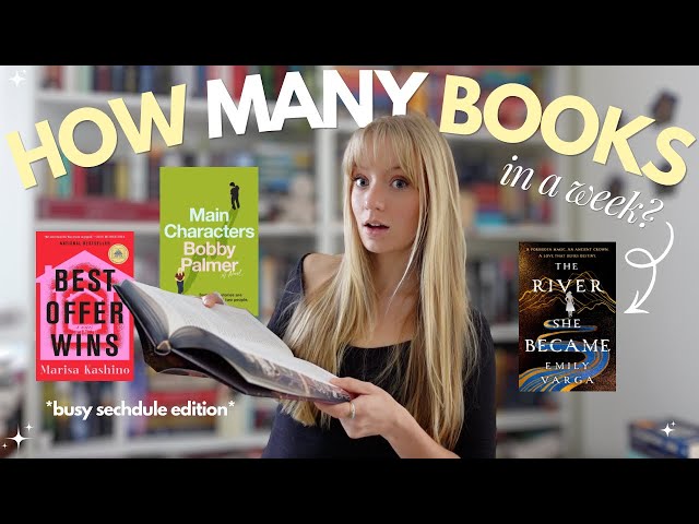 What I actually read in a week ⭐️ (1000+ pages?!)