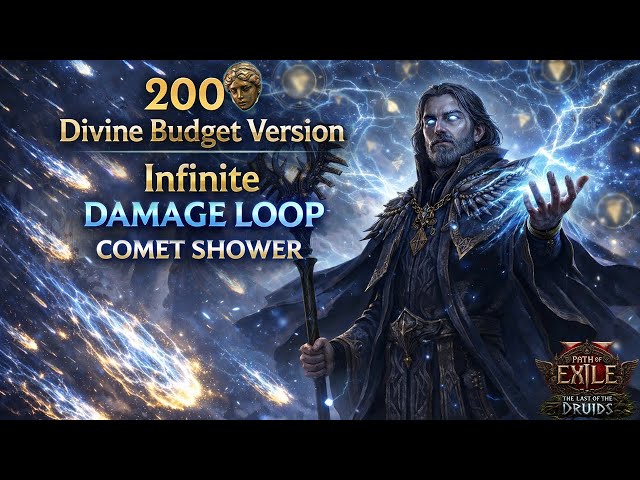 PoE 2 0.4 Oracle Druid -  Infinite LOOP Archmage CoC COMET 200 DIVINE BUDGET + FULL Written GUIDE