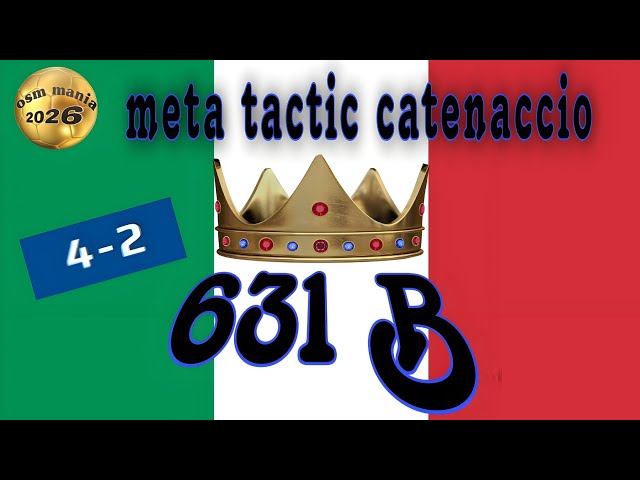 OSM TACTICS 2026 | Strongest Wall 631 B  OSM