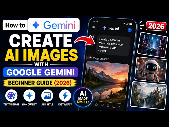 How to Create AI Images with Google Gemini | Beginner Guide (2026)