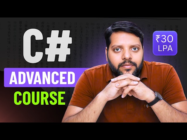 Advanced C# Full Course 2026 | Master C# for Professional .NET Development
