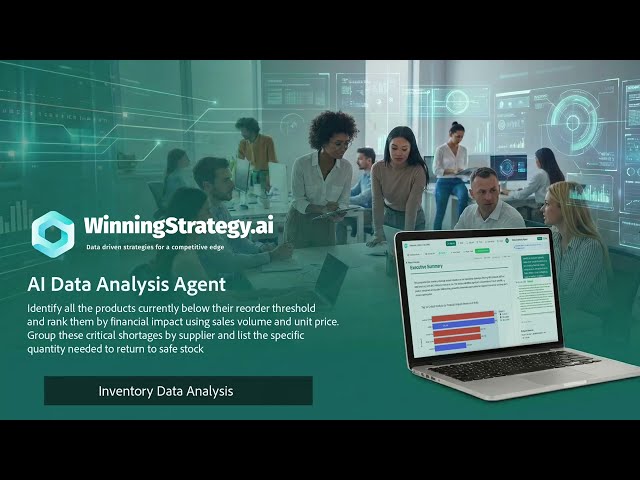 AI Data Analysis Agent - Inventory Data Analysis Demo - WinningStrategy.ai Data Analysis Agent