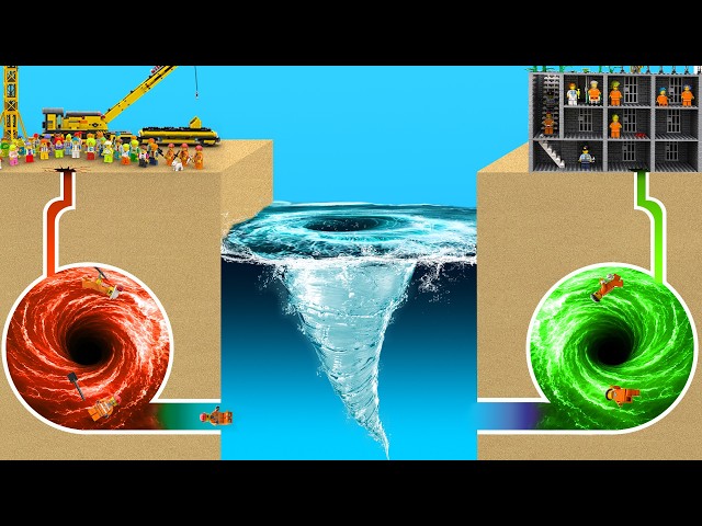 Lego Dam Breach Experiment Tsunami