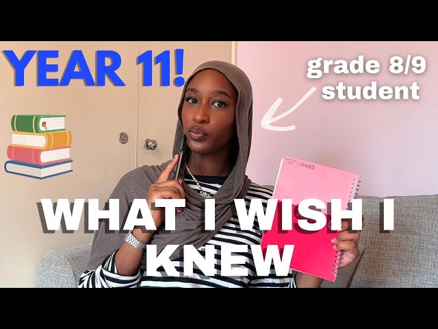 YEAR 11 TIPS  *what I wish I knew* | GRADE 9 GCSE ADVICE ⭐