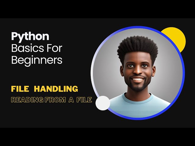25-Python Basics - File Handling - Reading From A File