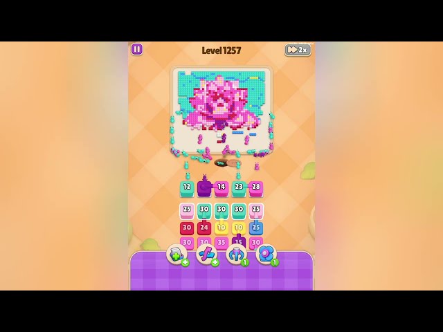 Colony Flow Level 1257 Hard Puzzle Walkthrough Solution 