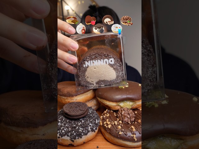 던킨 도넛🍩Dunkin donuts mukbang #먹방 #asmr #mukbang #food #eating #rice #shorts #fyp