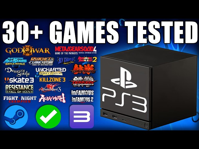 30+ PlayStation 3 Games Tested On Steam Machine: RPCS3 Emulation Performance Test