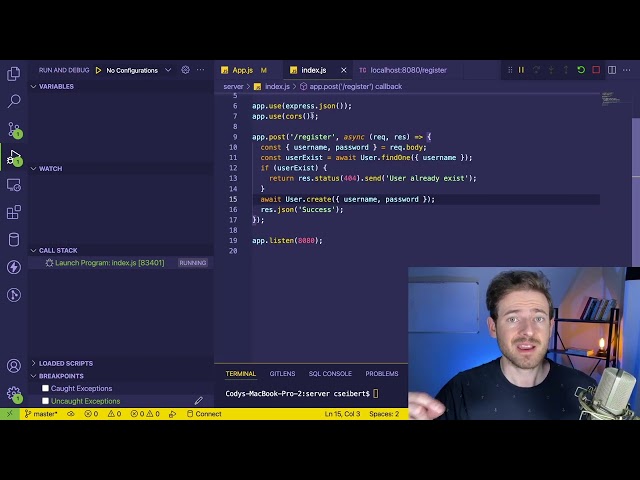 How I debug full stack applications