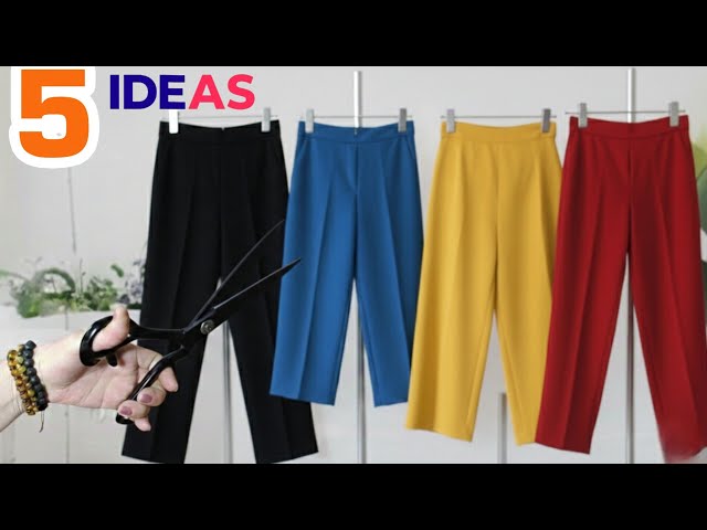 "Stop Buying Pants! Sew 5 Styles for ALL SIZES (No Pattern Needed)"