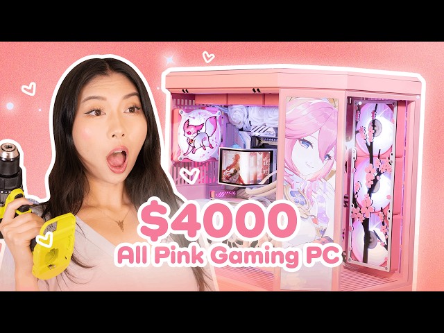 I Built the ULTIMATE $4000 Pink Gaming PC! (Yeston Atlantis RTX 5080)