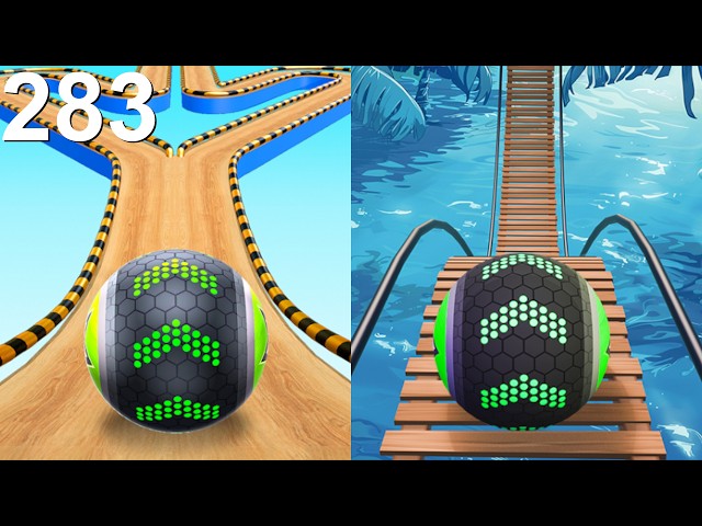 Going Balls Speedrun, Funny Fails Vs All Levels, Hard Levels Android, iOS Gameplay 283