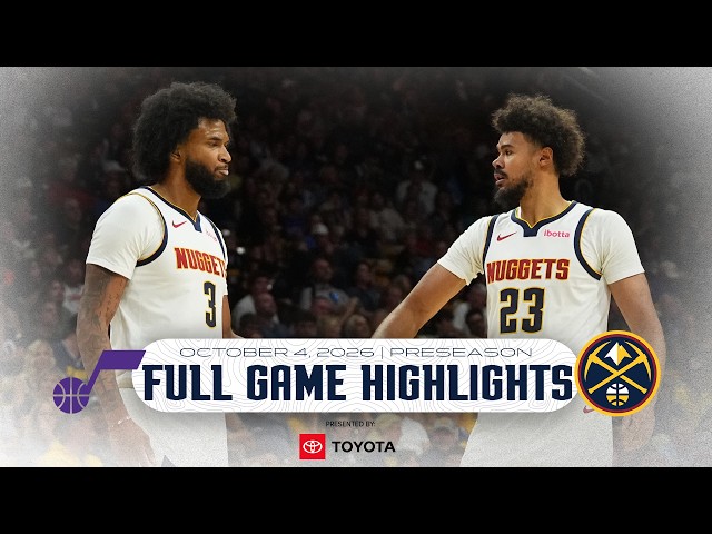 Denver Nuggets vs. Utah Jazz Full Game Highlights 📺
