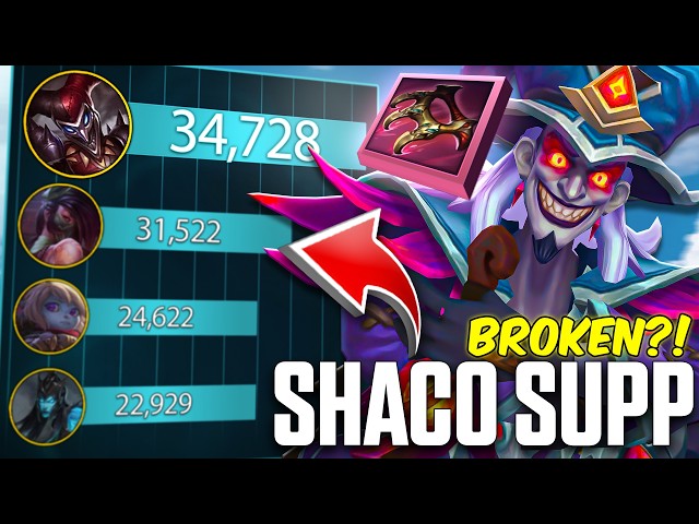 AD Shaco Support With the MOST Damage (Whoppa gamgam)