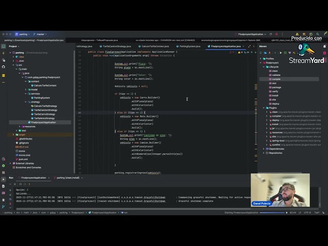 Sistema de Parqueadero en Java - Patrones Strategy y Builder