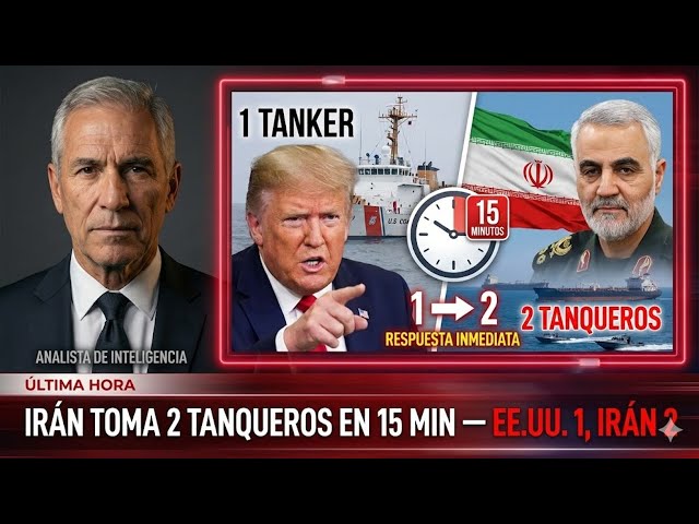 ÚLTIMA HORA: Irán TOMA 2 Tanqueros en 15 Minutos — EE.UU. Confisca 1, Irán RESPONDE Con 2