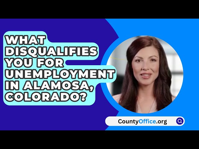 What Disqualifies You For Unemployment In Alamosa, Colorado? - CountyOffice.org