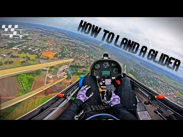 La FASCINANTE MANERA en que los pilotos de planeadores son entrenados para aterrizar