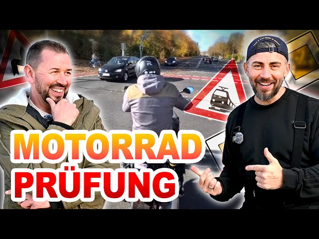 Motorcycle test ride 🏍️ | Tight curves | What the examiner looks out for! | Driving test class A