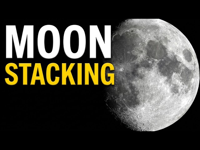 How To Edit The Moon | Stacking In Photoshop