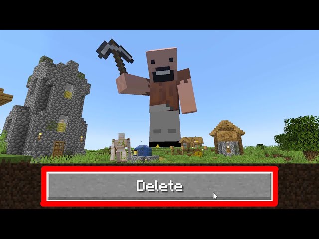 what happens when you click "delete"