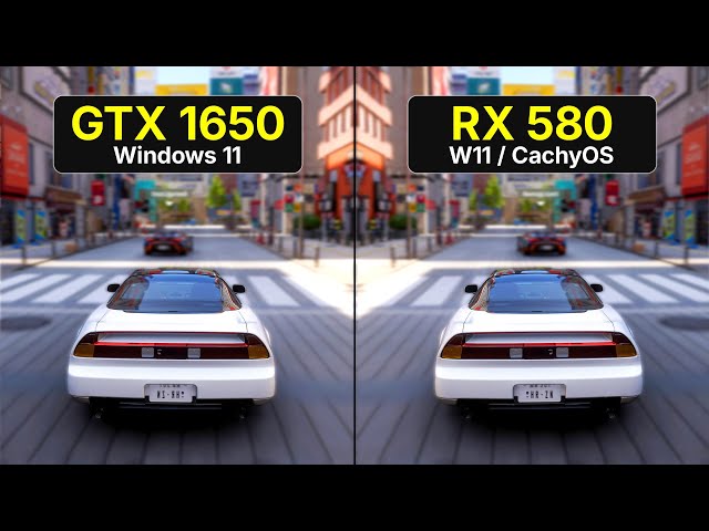 GTX 1650 vs RX 580 in 2026 🔥 Windows 11 vs Linux CachyOS Benchmark!