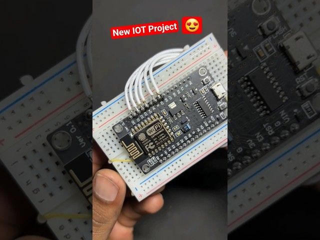 New Project With Node MCU | Project with esp32 Module wifi projects #iot #diy #nodemcu #shorts