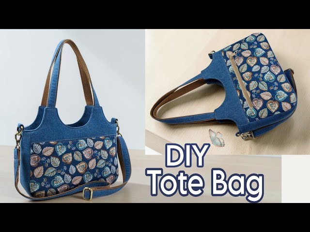 DIY Cara Membuat Tas/Tote Bag Tutorial & Pattern