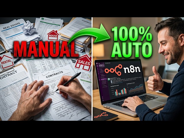 I Automated Monthly Real Estate Market Reports with n8n (No Code)