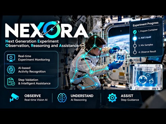 HackXcelerate_SIH26174 | NEXORA : Next Generation Experiment Observation, Reasoning & Assistance