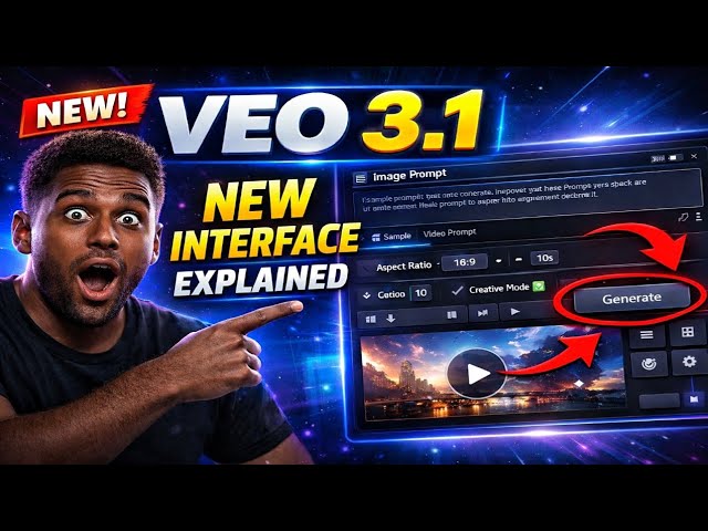 Google Veo 3.1 New Interface Well Explained | How To Use The New Google VEO 3.1 Interface 