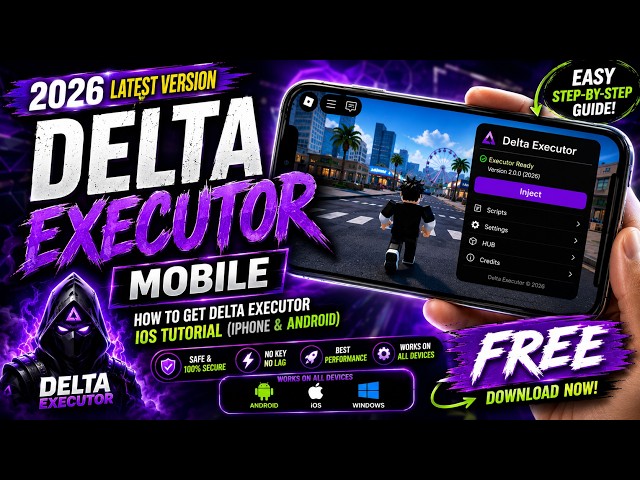 Delta Executor Mobile - How To Get Delta Executor ios Tutorial (iphone & Android)