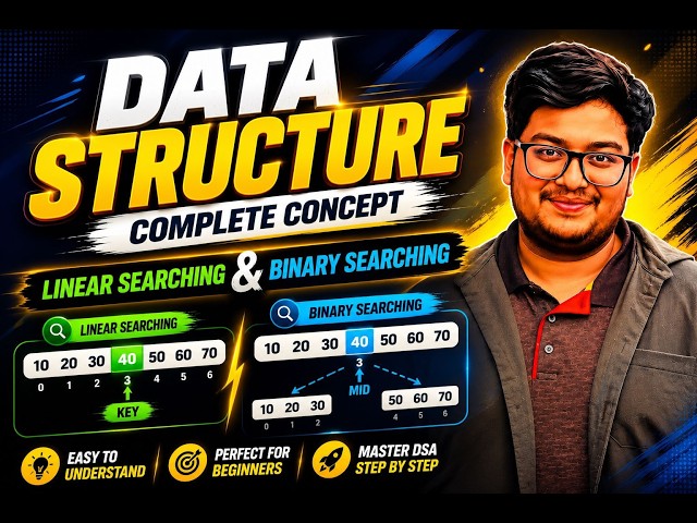 Binary Search and Linear Search in Bangla | Data Structure
