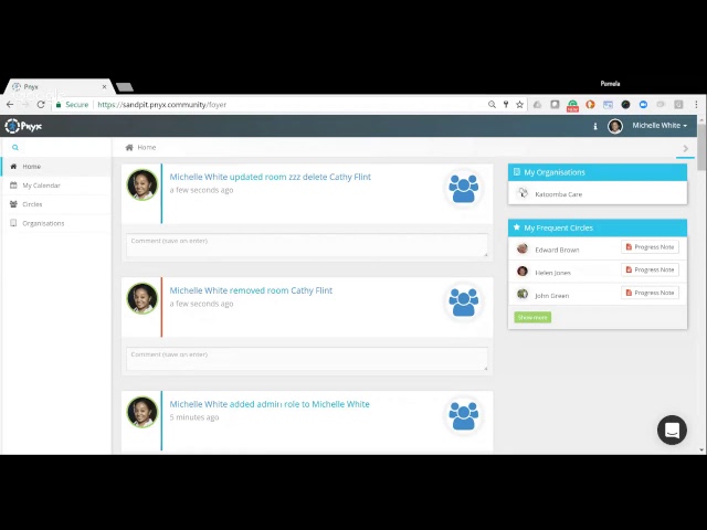 Comm.care Tutorial: Create a Circle of Care