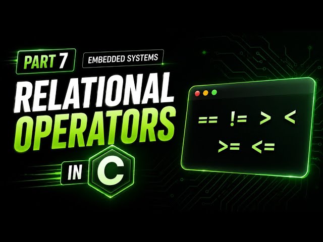 C Programming Tutorial Part 7 | Relational Operators Explained with Examples