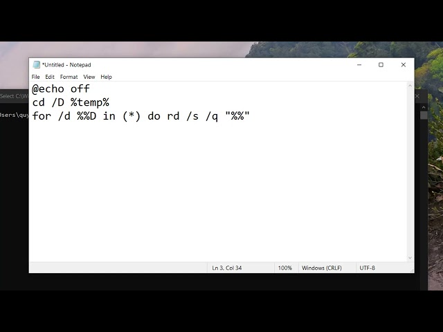 BATCH SCRIPT || Giải phóng bộ nhớ chỉ với 1 click