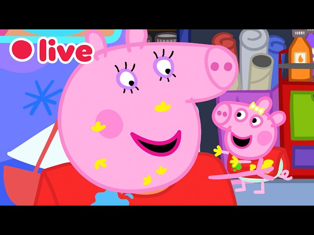 🔴 LIVE: Cutest Baby Evie Moments 🍼 | Peppa Pig’s Best Big Sister Moments ✨ | 4K