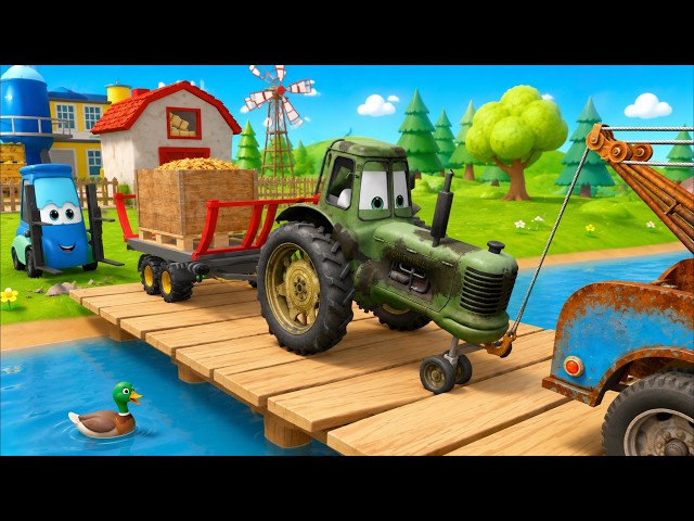 Tractor McQueen and Little Helper Guido! Will They Be Able to Complete the Task?